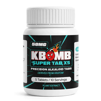 Super Tab XS 50mg tablet packaging and pills for wellness support