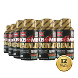 180mg Kratom Liquid Gold Shot bottle with tropical flavor and powerful Mitragynine extract