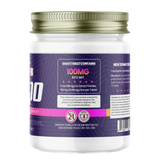 Bottle of Magic 100 Tabs mitragynine alkaloid tablets with product label and 10 tablets inside