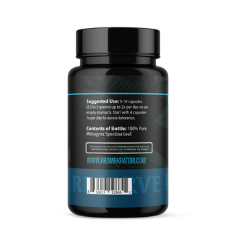Island White Bali Kratom capsules with White Ivory Horn blend for smooth energy, focus, and mental clarity