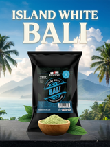 KBomb Island White Bali Kratom powder blend for smooth daytime energy and focus