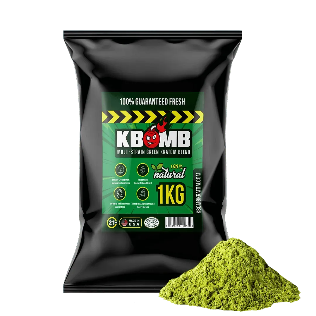 green-multi-strain-kratom-powder-blend-kbomb-kratom-3 - KBomb Kratom