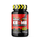 KBomb Multi-Strain Red Kratom capsules with 6 red vein leaves blend for relaxation and wellness