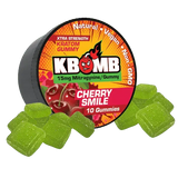 Warm & Happy Kratom Bundle by KBomb with extract shots, gummies, and softgels for mood enhancement and relief