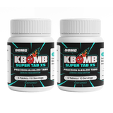 Super Tab XS 50mg botanical science wellness tablet packaging with dosage information