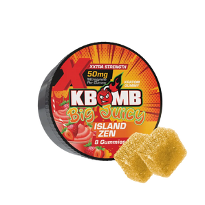 Big Juicy - 50MG Kratom Extract Gummies - KBomb Kratom