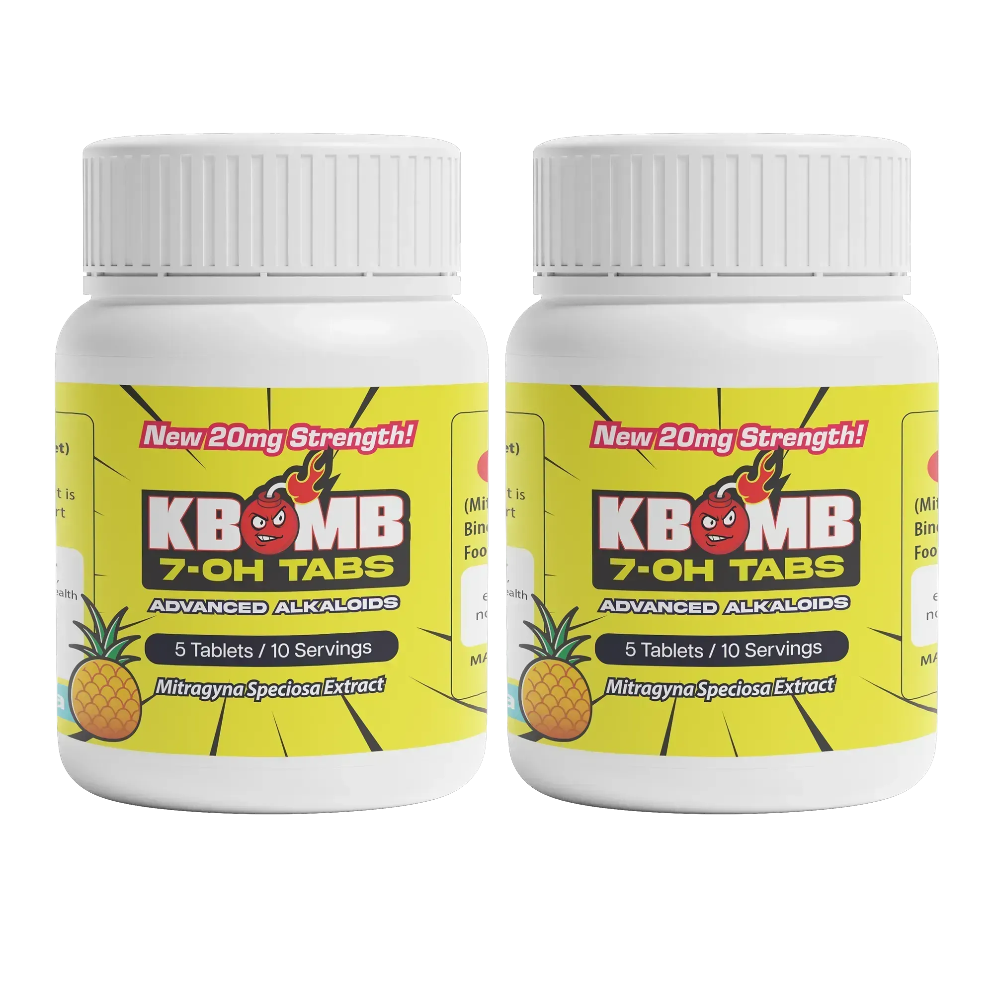 7-OH Kratom Tablets (20mg) - KBomb Kratom