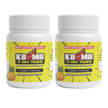 7-OH Kratom Tablets (20mg) - KBomb Kratom