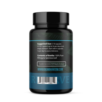 White Ivory Horn Kratom capsules blend for natural energy and mental well-being