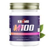 Bottle of Magic 100 Tabs with 100mg mitragynine alkaloids per tablet for potent MIT extract use