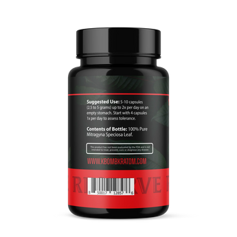 Velvet Red Thai Kratom capsules blend for relaxation and mood lifting