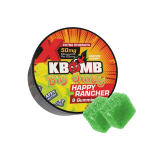 Big Juicy - 50MG Kratom Extract Gummies - KBomb Kratom