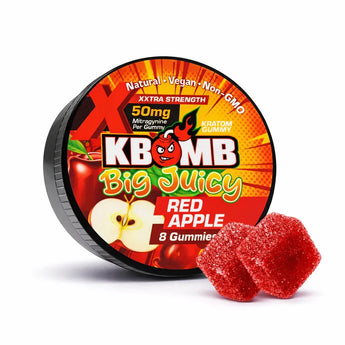 Big Juicy - 50MG Kratom Extract Gummies - KBomb Kratom