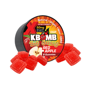 Big Juicy - 50MG Kratom Extract Gummies - KBomb Kratom