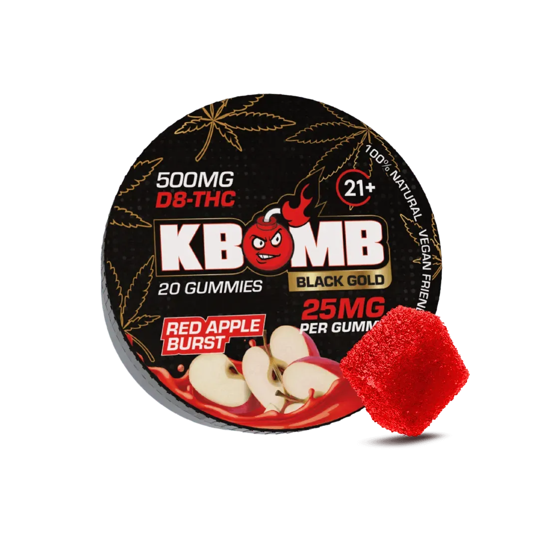 Delta 8 THC Gummies - Black Gold - KBomb Kratom