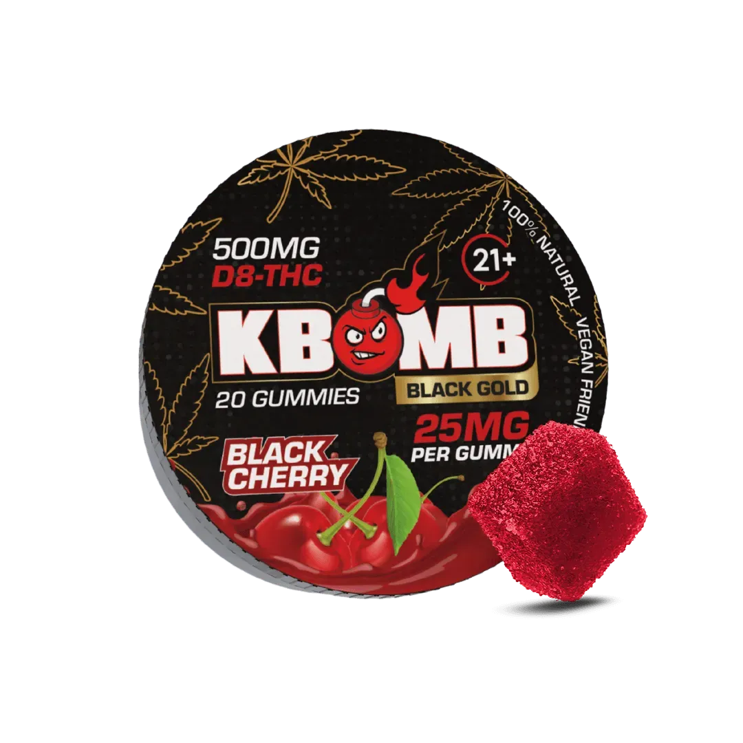 Delta 8 THC Gummies - Black Gold - KBomb Kratom