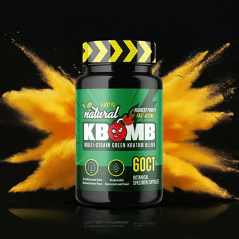 Green Multi-Strain 500mg Kratom Capsules - KBomb Kratom