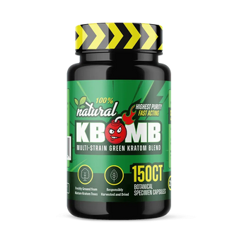 Green Multi-Strain 500mg Kratom Capsules - KBomb Kratom