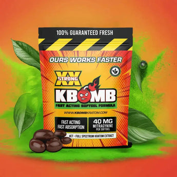 KBomb Elite Series 40mg Liquid Kratom Extract Softgels - KBomb Kratom