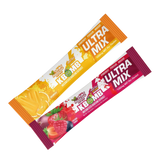 KBomb Ultra Mix Instant Kratom powder drink sachets with fruit flavor and 100mg Mitragynine per serving