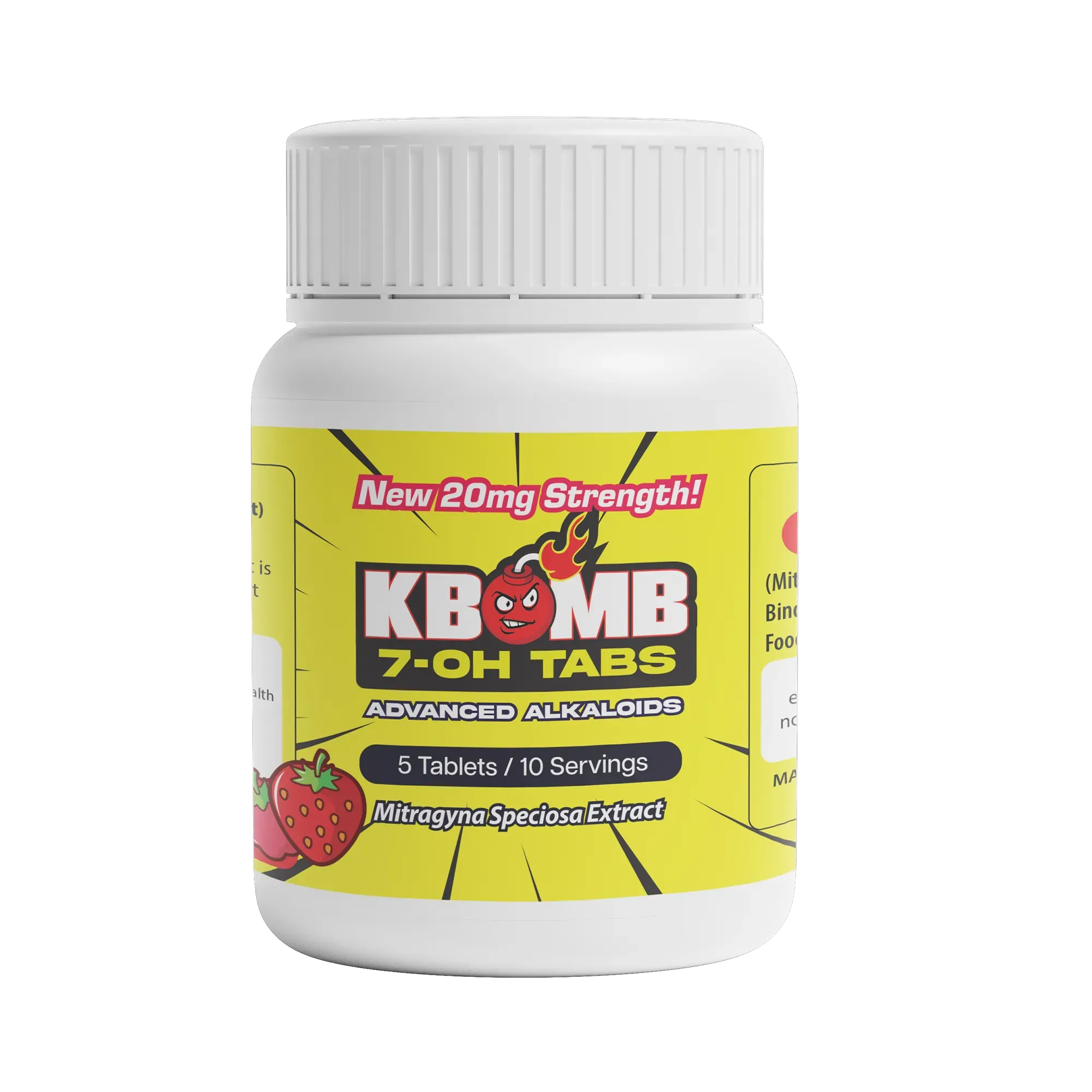 7-OH Kratom Tablets (20mg) - KBomb Kratom