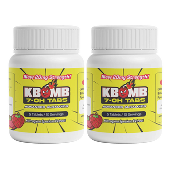 7-OH Kratom Tablets (20mg) - KBomb Kratom