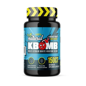 Multi-Strain White Kratom Capsules - KBomb Kratom