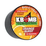Orange Burst Kratom Gummies - KBomb Kratom