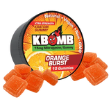 Orange Burst Kratom Gummies - KBomb Kratom