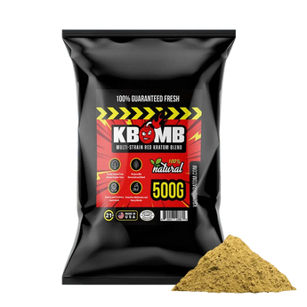 Red Multi-Strain Kratom Powder Blend - KBomb Kratom