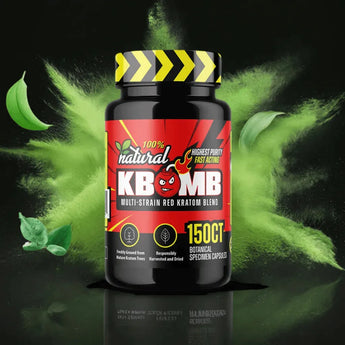 Red Vien Multi-Strain Kratom Capsules - KBomb Kratom