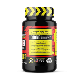 Red Vien Multi-Strain Kratom Capsules - KBomb Kratom