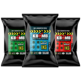 KBomb Experience Pack multi-strain powders bundle for customizable blends