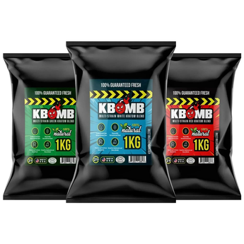 KBomb Experience Pack multi-strain powders bundle for customizable blends