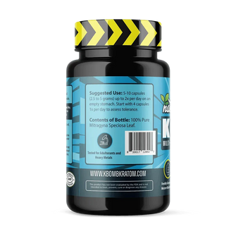 White Vein Multi-Strain Kratom Capsules - KBomb Kratom